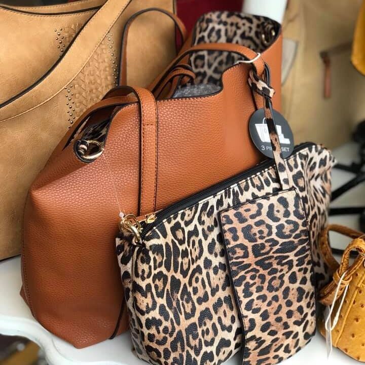 Leopard+three+piece+bags